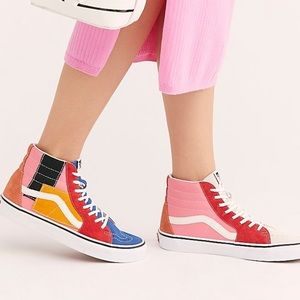 Vans Sk-8 Hi Patchwork Sneakers 9.5W / 8M
